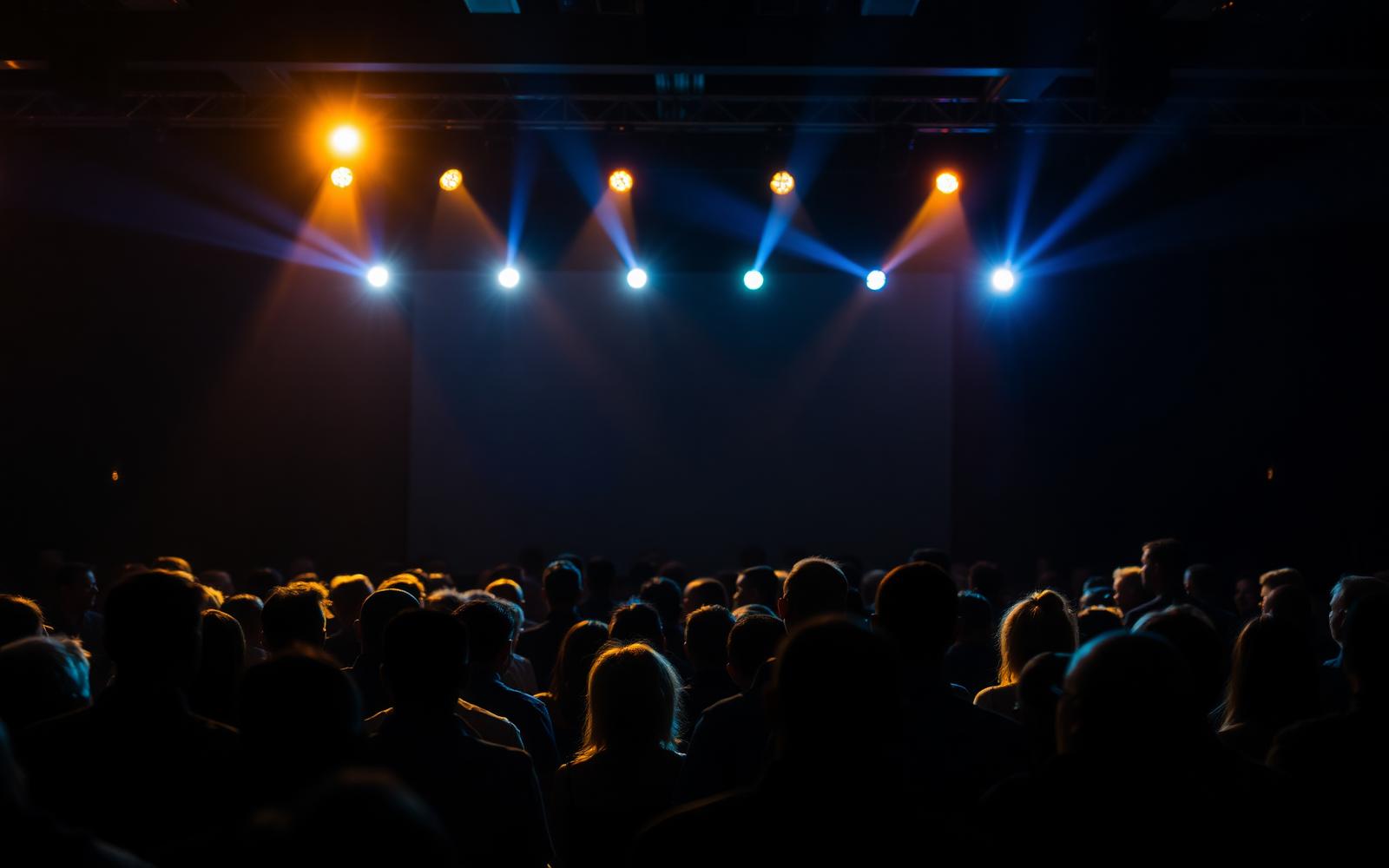 Multi-camera event coverage of a conference stage